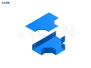 co tê - ngã 3 máng cáp sơn tĩnh điện màu xanh