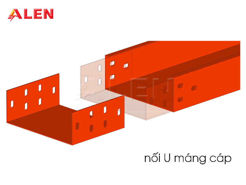 nối chữ u máng cáp