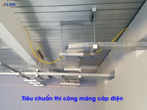 tiêu chuẩn máng cáp trong thi công lắp đặt