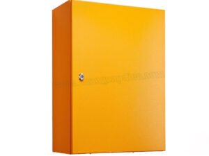 vỏ tủ điện sơn tĩnh điện màu cam 1 ổ khóa