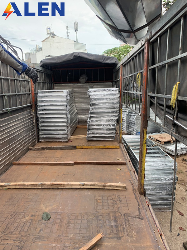 Định mức lắp đặt thang máng cáp điện đúng tiêu chuẩn mới nhất 11 Vận chuyển máng cáp điện đến công trình thi công