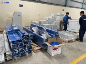 Máng cáp 200x100 17 Xưởng sản xuất máng cáp 100x50x1.2