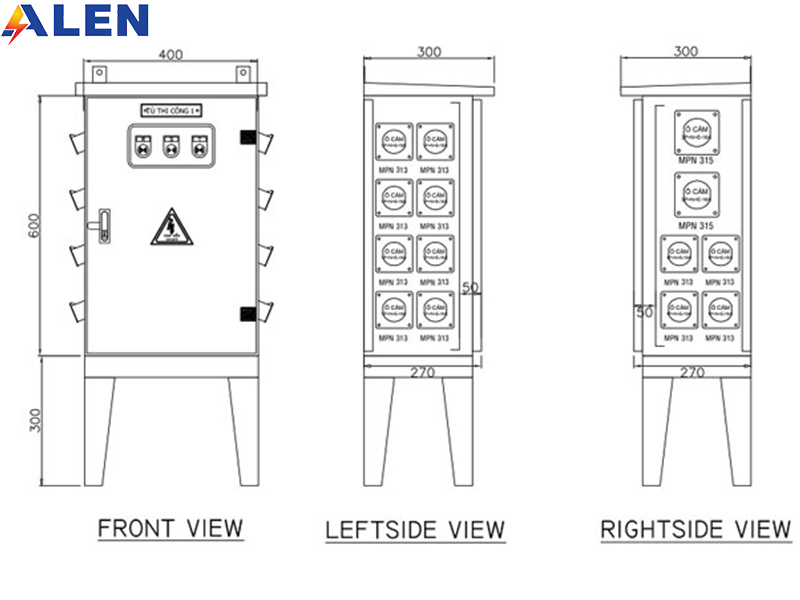 10+ bản vẽ vỏ tủ điện mới nhất đúng kỹ thuật nhất 22 ban ve vo tu dien 2