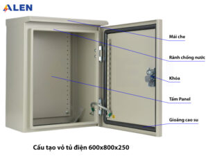 Cấu tạo vỏ tủ điện ngoài trời 600x800