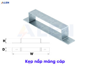 Kẹp nắp máng cáp