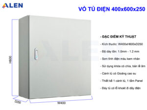 vỏ tủ điện 400x600x250