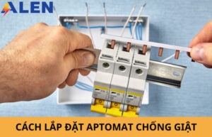 cách lắp aptomat chống giật
